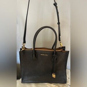 Michael Kors Pebbled Leather Satchel Tote